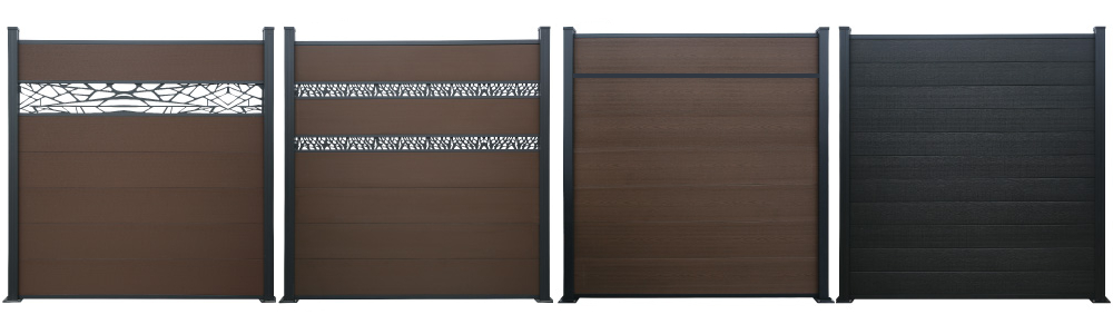 Al GWFence - dřevo plastová plotovka GW303 - exotic brown