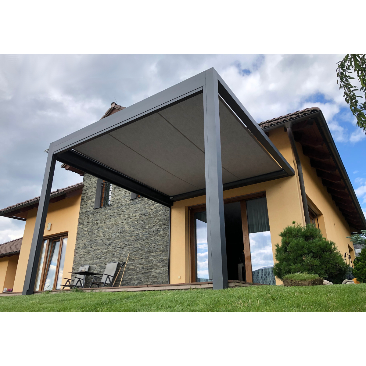 Hliníková pergola CUBE 2 x 5m