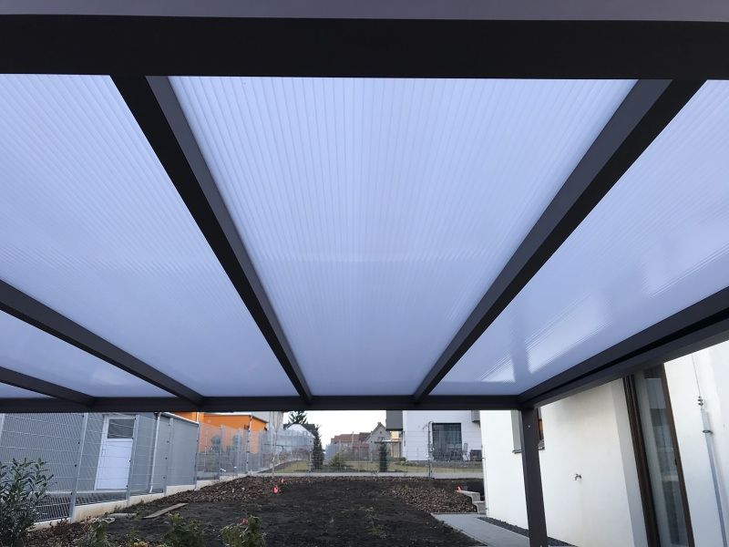 Hliníkový přístřešek CARPORT 4 x 5m