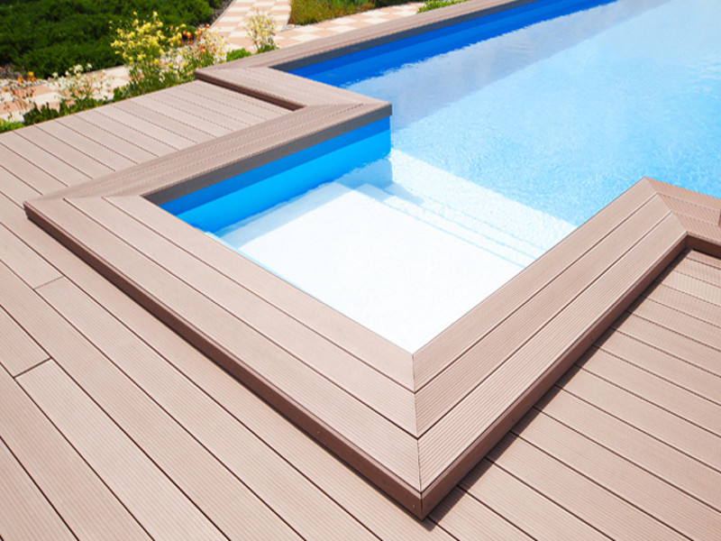 Twinson terasové prkno plné 140x20mm - lískový ořech