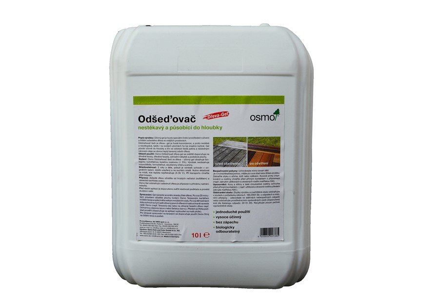 OSMO odšeďovač dřeva gelový 10l 6609