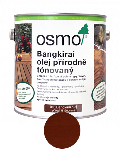 OSMO olej na terasy 2,5l Bangkirai tmavý 016