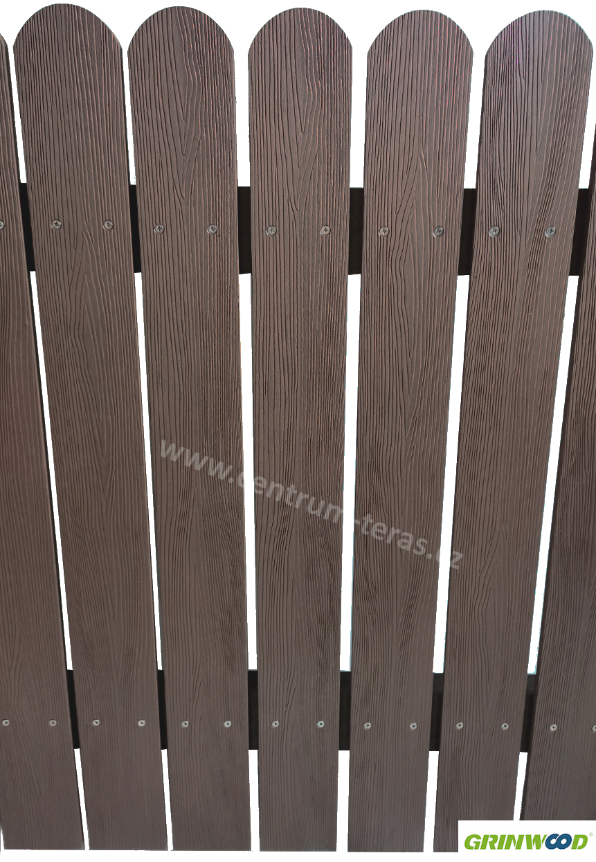 WPC dřevo plastová plotovka 1500x100x13mm - colorado brown