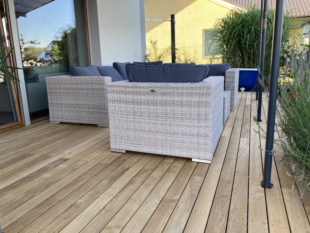 Terasa TEAK 20x120 - hladka/hladká
