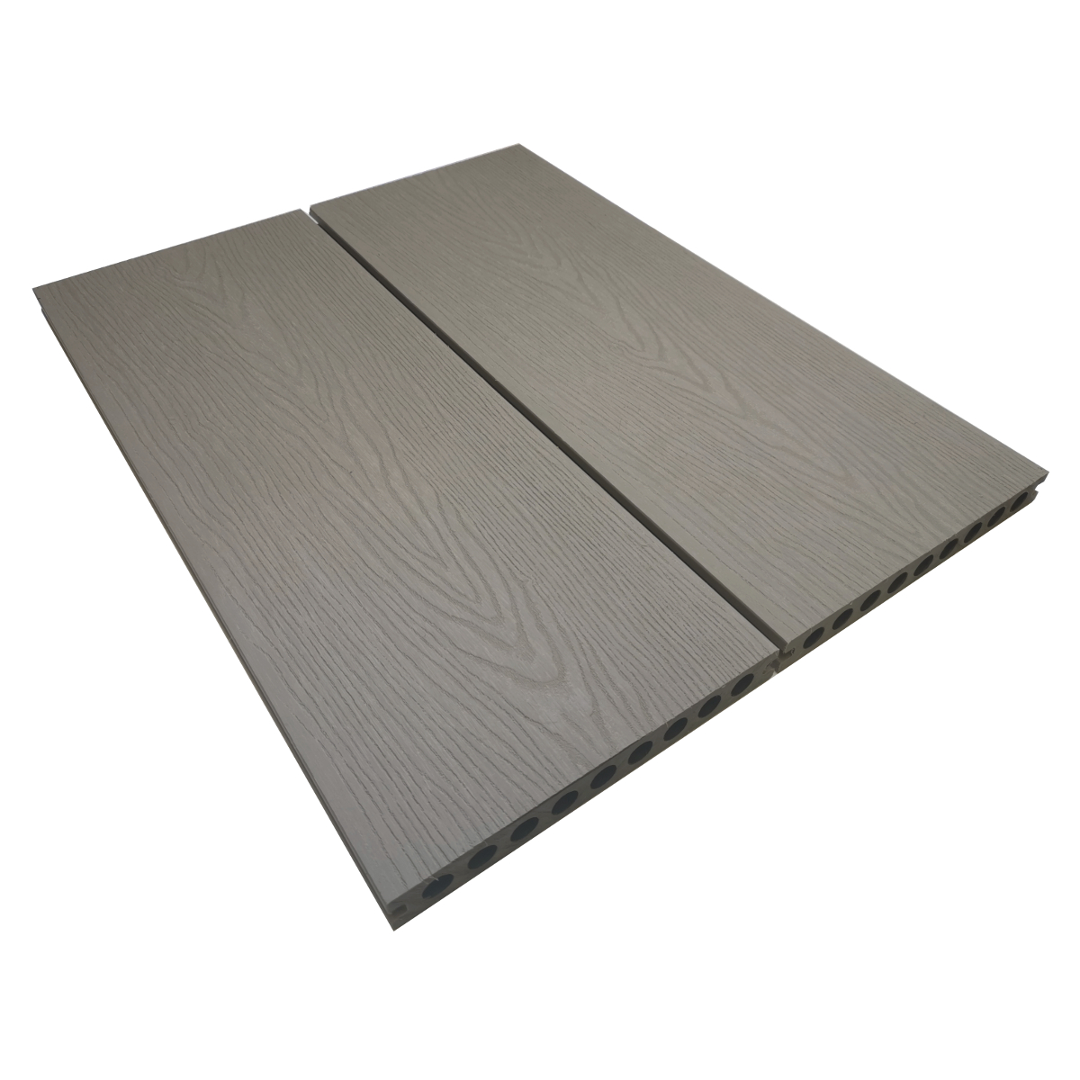 Dřevoplastové koncové coextrudované terasové prkno GW917 - grey