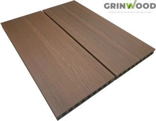 Dřevoplastové coextrudované terasové prkno GW917 - light brown