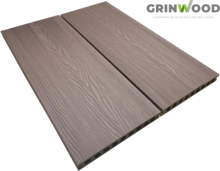 Dřevoplastové coextrudované terasové prkno GW917 - mocca